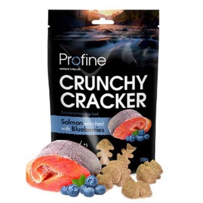 Profine Crunchy Cracker Somon Ve Yaban Mersinli Kıtır Köpek Ödül Maması 150 Gr