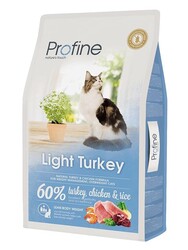Profıne - Profine Düşük Tahıllı Light Hindili Diyet Kedi Maması 10 Kg