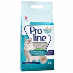 Pro Line - Proline Bentonite Bebek Pudralı Toıpaklanan Kedi Kumu (ince) 5 Lt