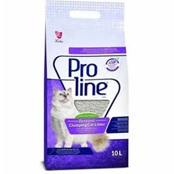 Pro Line - Proline Lavanta Kokulu Bentonite Topaklanan Doğal Kedi Kumu (ince) 10 Lt