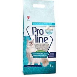 Pro Line - Proline Marsilya Sabunlu Bentonite Topaklanan Doğal Kedi Kumu 5 Lt (ince)