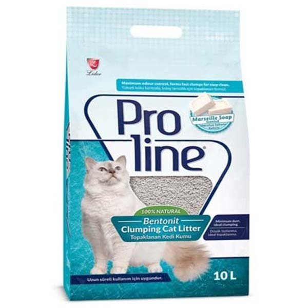 Proline Marsilya Sabunlu Bentonite Topaklanan Dogal Kedi Kumu 10 Lt Dogal Kedi Kumlari Adresemama