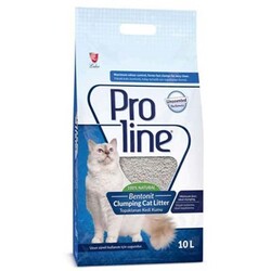 Pro Line - Proline Parfümsüz Bentonite Topaklanan Doğal Kedi Kumu 10 Lt (ince)