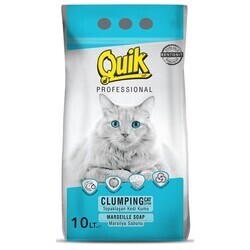 Quik - Quik Bentonit Marsilya Sabunlu İnce Taneli Topaklanan Kedi Kumu 10 lt