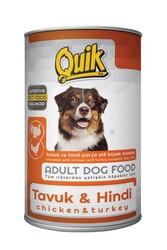 Quik - Quik Tavuk ve Hindili Köpek Konservesi 415 gr