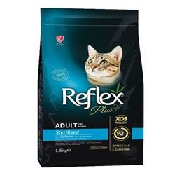 Reflex Plus - Reflex Plus Somonlu Kısırlaştırılmış Yetişkin Kedi Maması 1.5 Kg