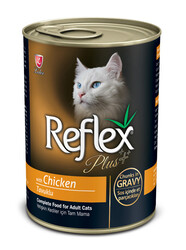 Reflex Plus - Reflex Plus Tavuklu Yetişkin Kedi Konservesi 400 Gr