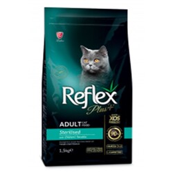 Reflex Plus - Reflex Plus Tavuklu Kısırlaştırılmış Yetişkin Kedi Maması 1.5 Kg