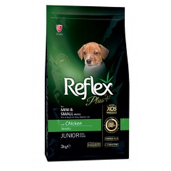 Reflex Plus - Reflex Plus Tavuklu Mini ve Küçük Irk Yavru Köpek Maması 3 Kg