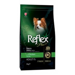 Reflex Plus - Reflex Plus Tavuklu Mini ve Küçük Irk Yetişkin Köpek Maması 3 Kg