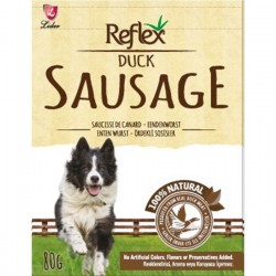 Reflex - Reflex Sausage Ördekli Sosis Köpek Ödül Maması 80 Gr