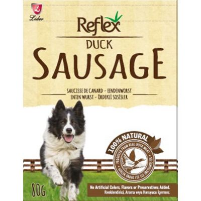 Reflex Sausage Ördekli Sosis Köpek Ödül Maması 80 Gr