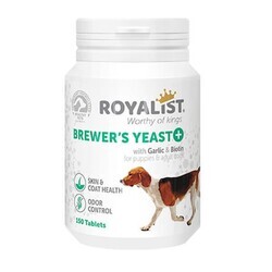 Royalist - Royalist Brewers Yeast Köpekler İçin Sarımsaklı Deri Tüy Sağlığı ve Koku Giderici Tablet 150 Adet