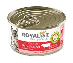 Royalist - Royalist Cat Biftekli Pate Kedi Konserve 80 Gr