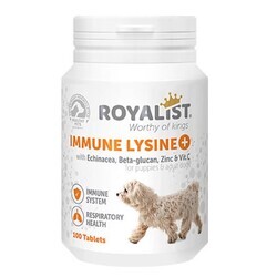 Royalist - Royalist Immune Lysine Köpekler İçin Bağışıklık Sistemi Güçlendirici Tablet 100 Adet