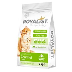 Royalist - Royalist Premium Gourmet Renkli Taneli Yetişkin Kedi Maması 2 Kg