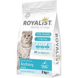 Royalist - Royalist Premium Hamsili Yetişkin Kedi Maması 2 Kg