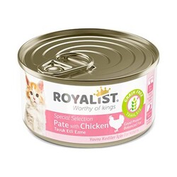 Royalist - Royalist Tavuklu Ezme Tahılsız Yavru Kedi Konservesi 80 Gr