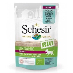 Schesir - Schesir Bio Range Organik Yavru Köpek Konservesi 85 Gr
