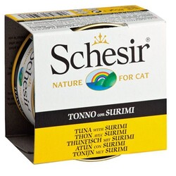 Schesir - Schesir Ton Balık ve Surimi Jöleli Kedi Konservesi 85 Gr