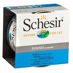 Schesir - Schesir Ton Balıklı Naturel Kedi Konservesi 85 Gr