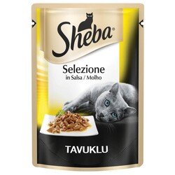 Sheba - Sheba Tavuklu Pouch Yetişkin Kedi Konservesi 85 gr