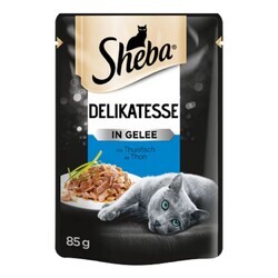 Sheba - Sheba Pouch Ton Balıklı Yetişkin Kedi Konservesi 85 gr