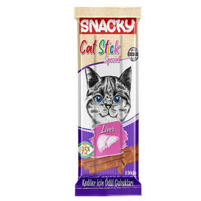 Snacky stick Ciğerli Kedi Ödülü 3x5 gr