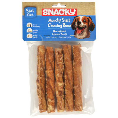 Snacky Çıtır Munchy Köpek Çiğneme Kemiği 13 cm 5 Adet