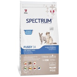 Spectrum - Spectrum Adult Fussy 34 Hipoalerjenik Somonlu Hassas Seçici Yetişkin Kedi Mamasi 2 Kg