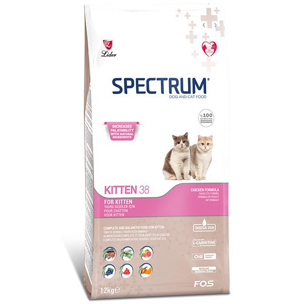 Spectrum Kitten 38 Hipoalerjenik Tavuklu Yavru Kedi Mamasi 12 Kg Yavru Kedi Mamasi Adresemama