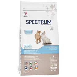 Spectrum - Spectrum Sterilised Slim 34 Hipoalerjenik Tavuklu Kısırlastırılmış Kedi Maması 2 Kg