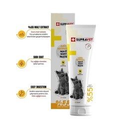 supravet - Supravet Anti Hairball Malt Paste Kedi Macunu 100 gr