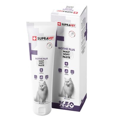 Supravet Biotine Plus Kedi Tüy Sağlığı Güçlendirici Malt Paste 100 gr