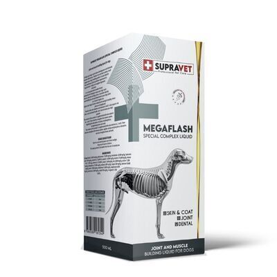 Supravet Megaflash XXL Köpekler için Eklem ve Kas Geliştirici Likit 500 ml