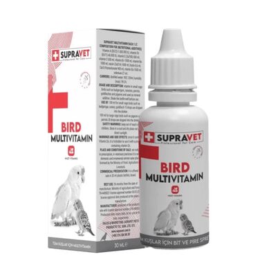 Supravet Plus Kuşlar İçin Multivitamin Damla 30 ml