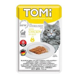 Tomi - Tomi Tavuklu Kısırlaştırılmış Pouch Kedi Konservesi 85 Gr