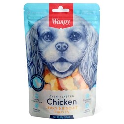 Wanpy - Wanpy Bisküvi Üzeri Tavuk Sargılı Köpek Ödülü 100 gr