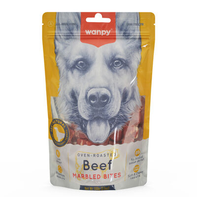 Wanpy Marbled Biftekli Köpek Ödül Et Parçaları 100 gr