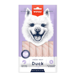 Wanpy - Wanpy Ördekli Krema Köpek Ödülü 5x14 gr