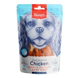 Wanpy - Wanpy Kalsiyumlu Gerçek Tavuk Köpek Ödülü 100 gr