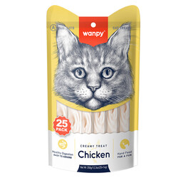 Wanpy - Wanpy Tavuklu Krema Kedi Ödülü 25x14 gr