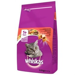 Whiskas - Whiskas Biftekli Ve Sebzeli Kedi Maması 3.8 Kg
