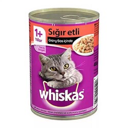 Whiskas - Whiskas Sığır Etli Yetişkin Kedi Konservesi 400 gr