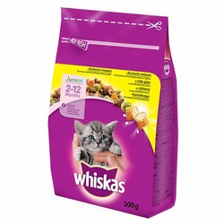 Whiskas - Whiskas Junior Tavuklu Yavru Kedi Maması 300 Gr