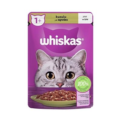 Whiskas Pouch Kuzulu Yetişkin Kedi Konservesi 85 gr