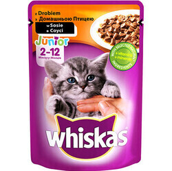 Whiskas - Whiskas Pouch Tavuklu Yavru Kedi Konservesi 100 gr
