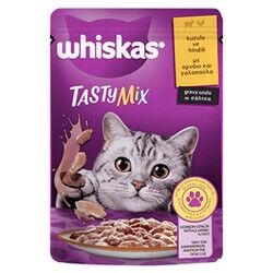 Whiskas Pouch Tasty Mix Kuzulu ve Hindili Yetişkin Kedi Konservesi 85 gr