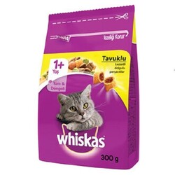 Whiskas - Whiskas Tavuklu ve Sebzeli Yetişkin Kedi Maması 300 gr