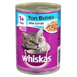 Whiskas - Whiskas Ton Balıklı Yetişkin Kedi Konservesi 400 gr